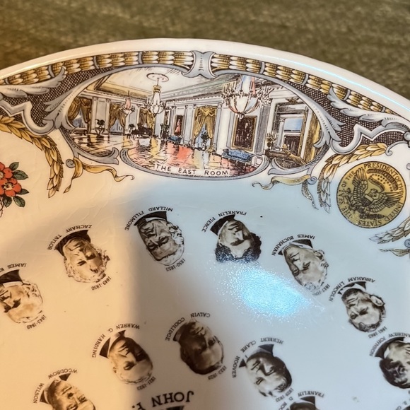 COLLECTIBLE JOHN F. KENNEDY PLATE President of the United States Massachusetts - Picture 6 of 11